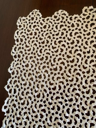 Centro tavola uncinetto 45x65 cm + omaggio