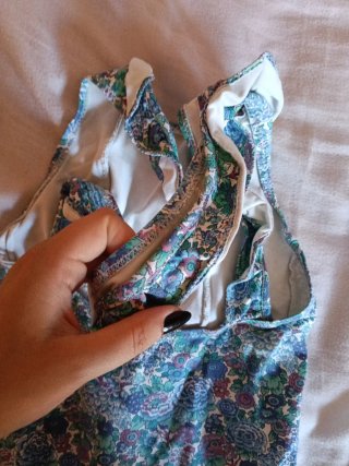 Bañador floral niña