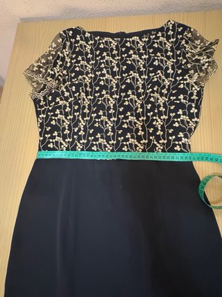 Traje ceremonia negro/dorado T.46