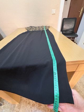 Traje ceremonia negro/dorado T.46