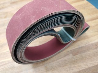 10 BANDAS DE LIJA PARA MAQUINA