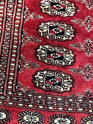 Tappeto lana Pokhara rosso 200x120