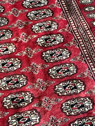 Tappeto lana Pokhara rosso 200x120