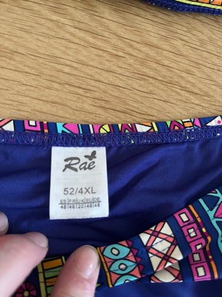 Bikini tg 52 blu/multicolor