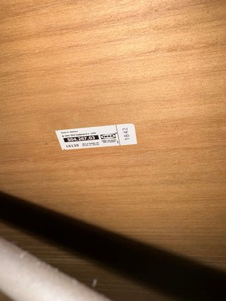 Mesa Escritorio Ikea NORRALA Madera y Metal