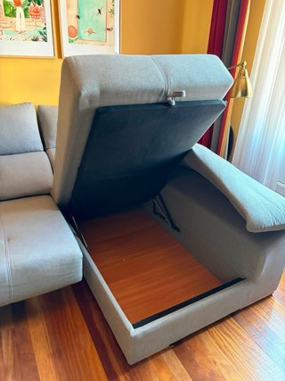 Sofá Chaise Longue Banak Importa Beige