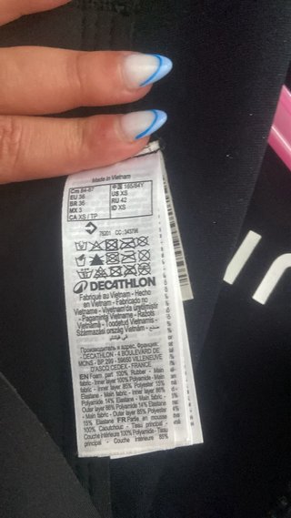 Neopreno aguas abiertas Nabaiji Talla XS