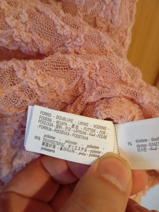 Top tirantes encaje Zara Talla S
