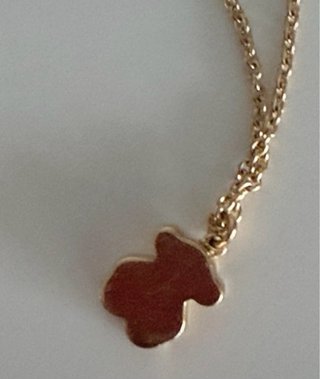 Colgante y cadena Tous Oso Bañado en Oro