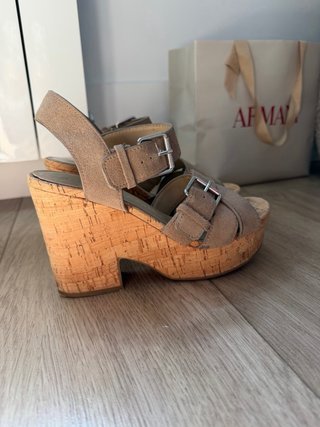Sandalias Bimba y Lola Beige/Gris