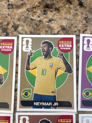 Cromos Extra Sticker Neymar Jr