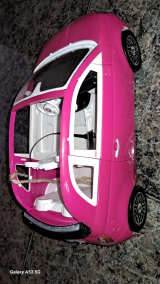 Cochecito Barbie Fiat Rosa