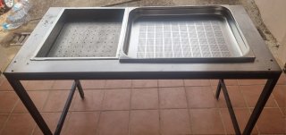 Mesa escurridora expositora churros