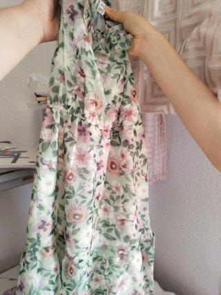 Vestidos florales de gasa