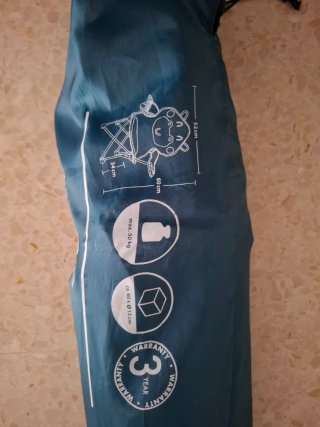 Silla Camping Infantil Azul Oso