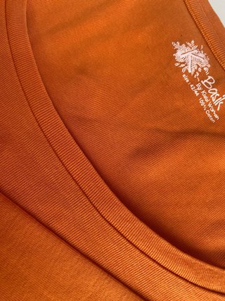 Camiseta manga larga naranja