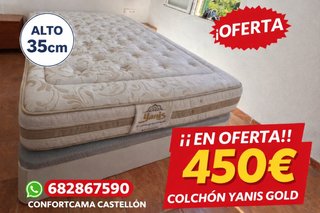 Colchón Yanis Gold Oferta 450€ (info al 682867590)
