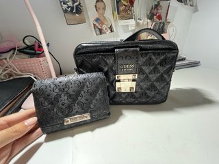 Bolso y cartera Guess negros ORIGINAL