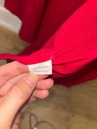 Camisa de vestir roja