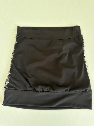 Top fascia Artigli paillettes argento S