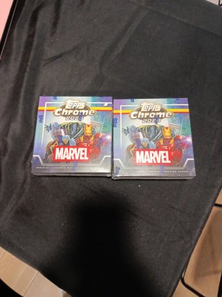 2 Cajas Topps Chrome Marvel 2023