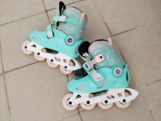 Patines en línea Oxelo color turquesa