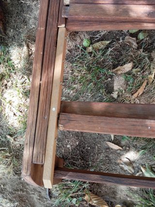2 Hamacas de teca para exterior