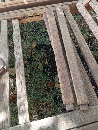 2 Hamacas de teca para exterior