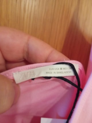 Top Halter Zara Fajín Talla M