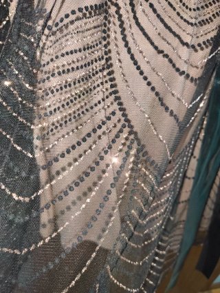 Vestido fiesta palabra de honor corto