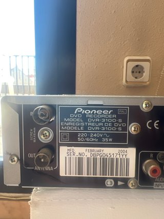 Grabador DVD Pioneer DVR-3100