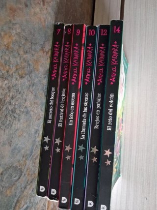 Lote 6 libros(7 8 9 10 12 14) Anna Kadabra,