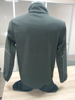 Chaqueta ligera T/M y XXL negra combinada