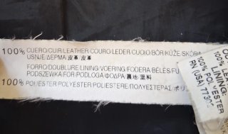 Cazadora Zara Cuero Negra Talla XL