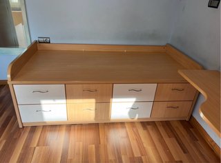 Cama nido 90x190 con cajones y escritorio