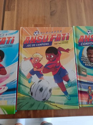 Llibres Ansu Fati numeros 1,2 i 3