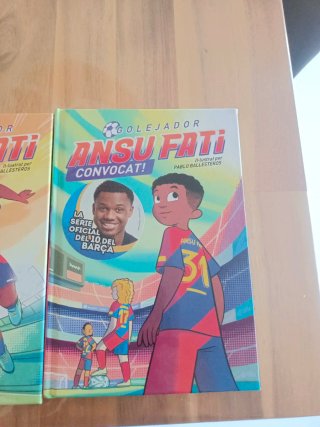 Llibres Ansu Fati numeros 1,2 i 3