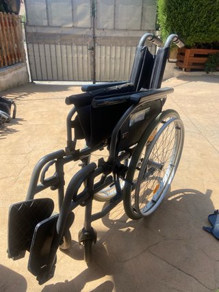 Silla de ruedas aluminio 46 plegable