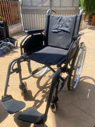 Silla de ruedas aluminio 46 plegable