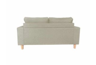 Sofá 2 plazas beige tela