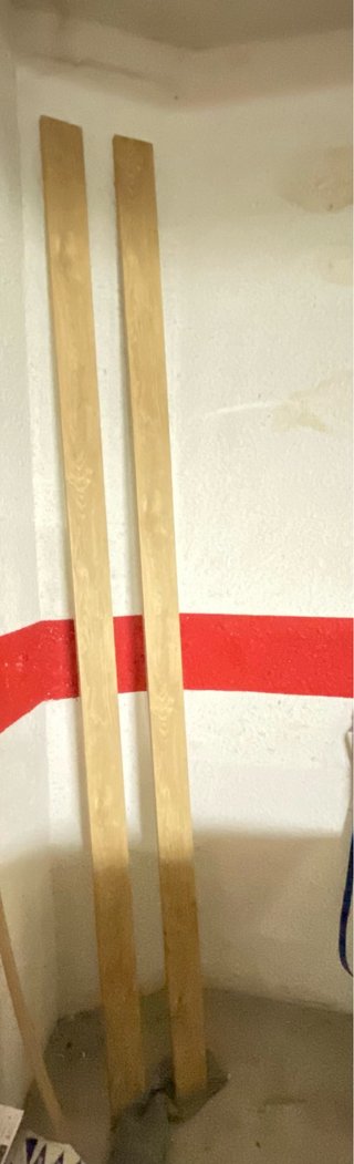 Rodapiés de madera (2 unidades)