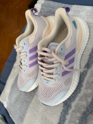 Zapatillas Adidas Mujer Morado y Beige