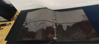Album per banconote o cartoline e 15 fogli