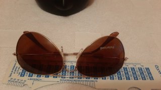 Gafas de Sol Polarizadas Aviador Marrón/Plata