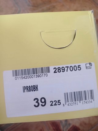 Zapatos de seguridad FAL unisex talla 39