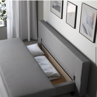 Sofá-cama IKEA NYHAMN Cinza