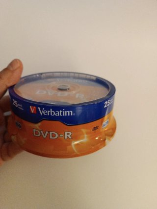 Pack 25 Discos Verbatim DVD-R