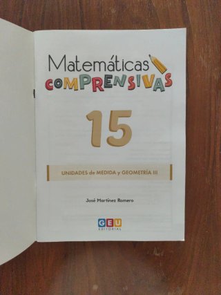 Matemáticas comprensivas 15: UM y GeometriaIII