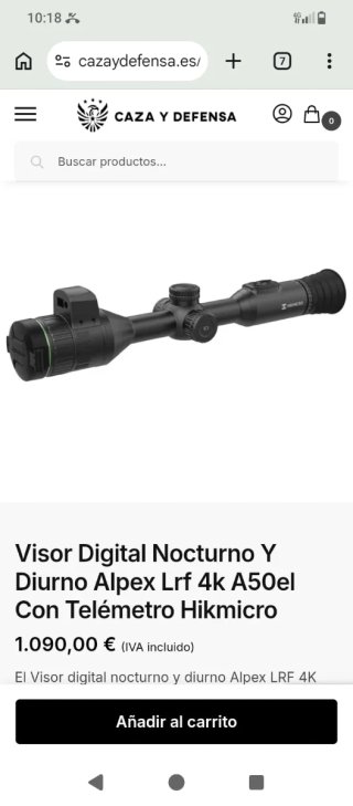Visor Digital Nocturno Y Diurno Hikmicro
