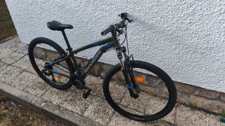 Bicicleta Montaña Rockrider Negra